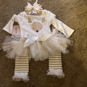 Cute Reindeer Outfit 0-3 Months